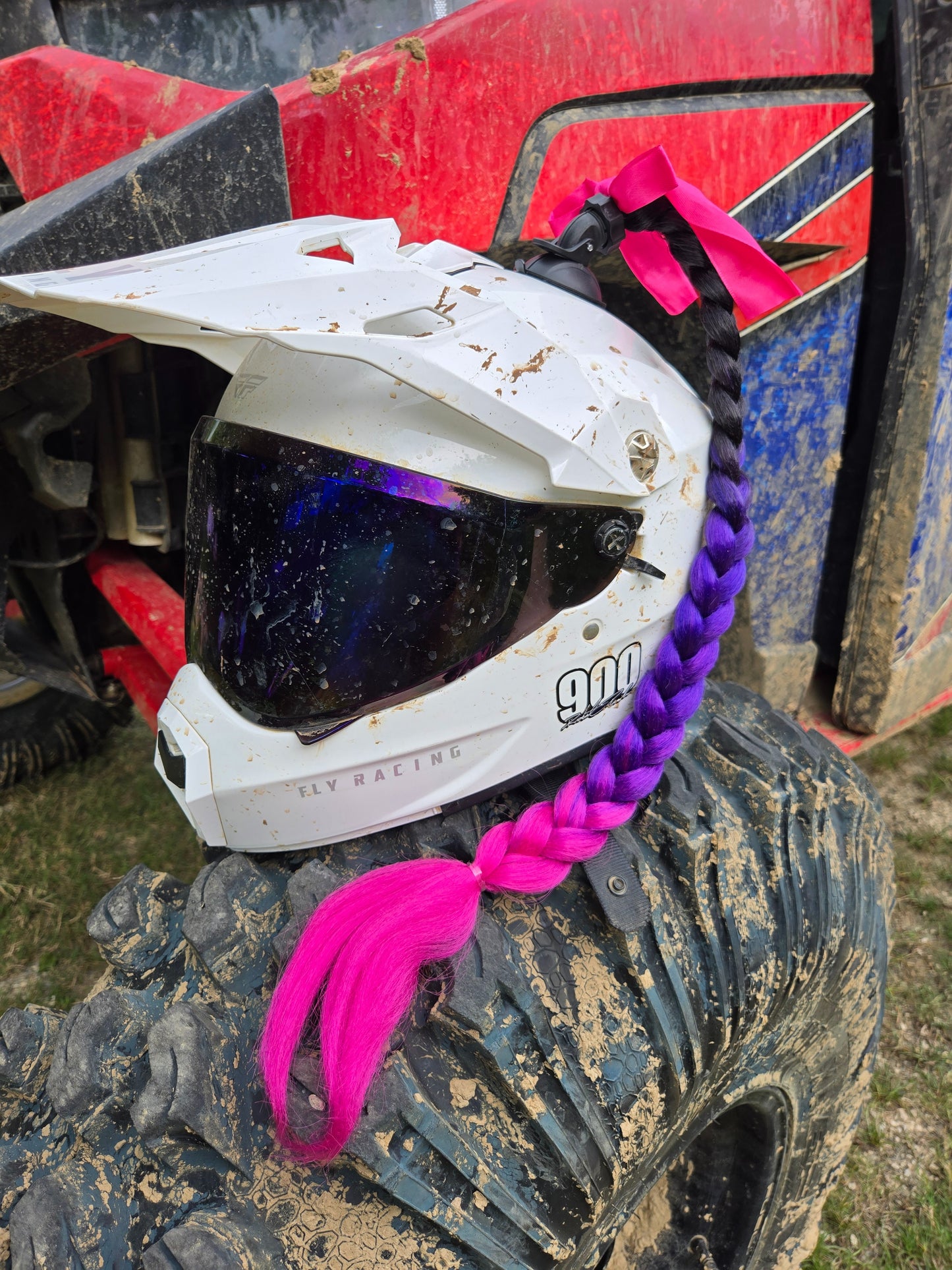 Helmet Pigtails