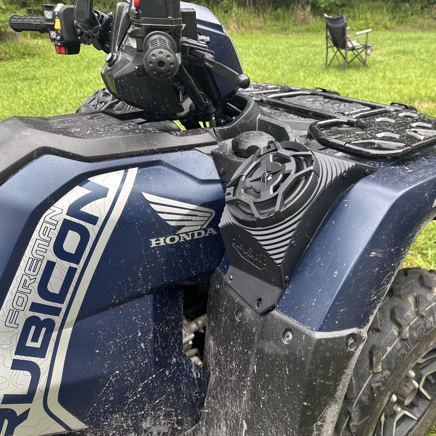 Honda Foreman and Rubicon (14–25) Bluetooth LED ATV Sound System