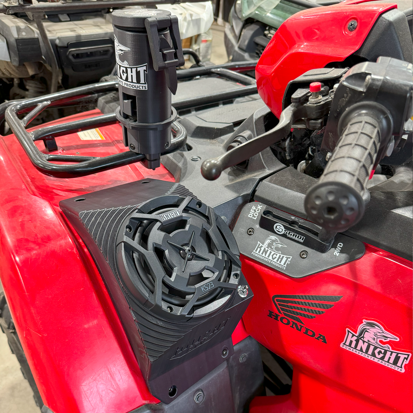 Honda Foreman and Rubicon (14–25) Bluetooth LED ATV Sound System