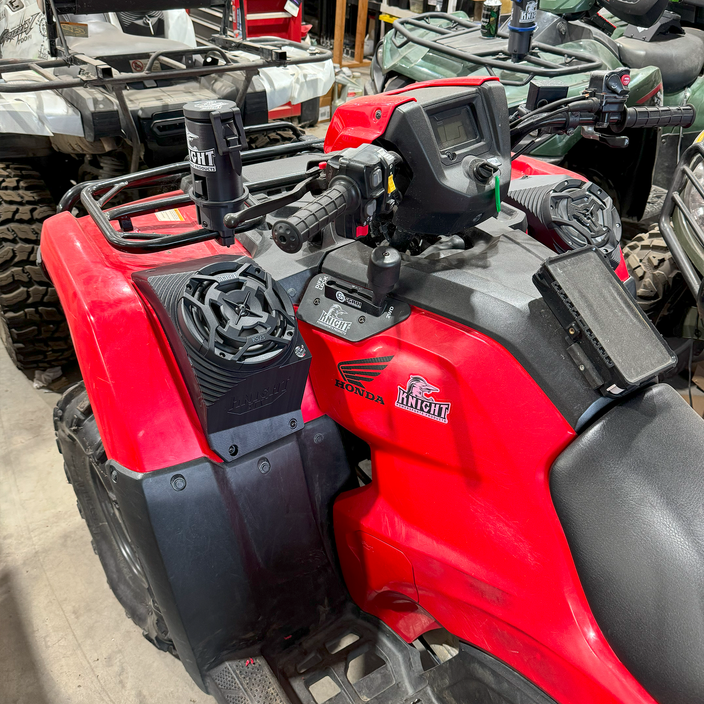 Honda Foreman and Rubicon (14–25) Bluetooth LED ATV Sound System