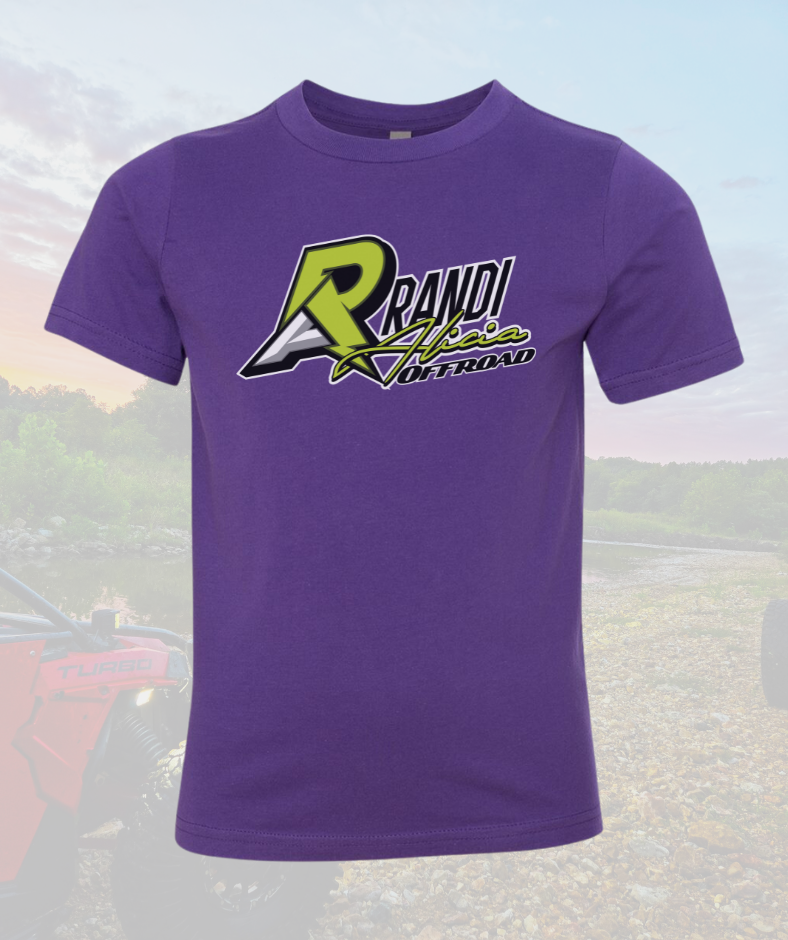 Randi Offroad Youth Tee - Purple Rush