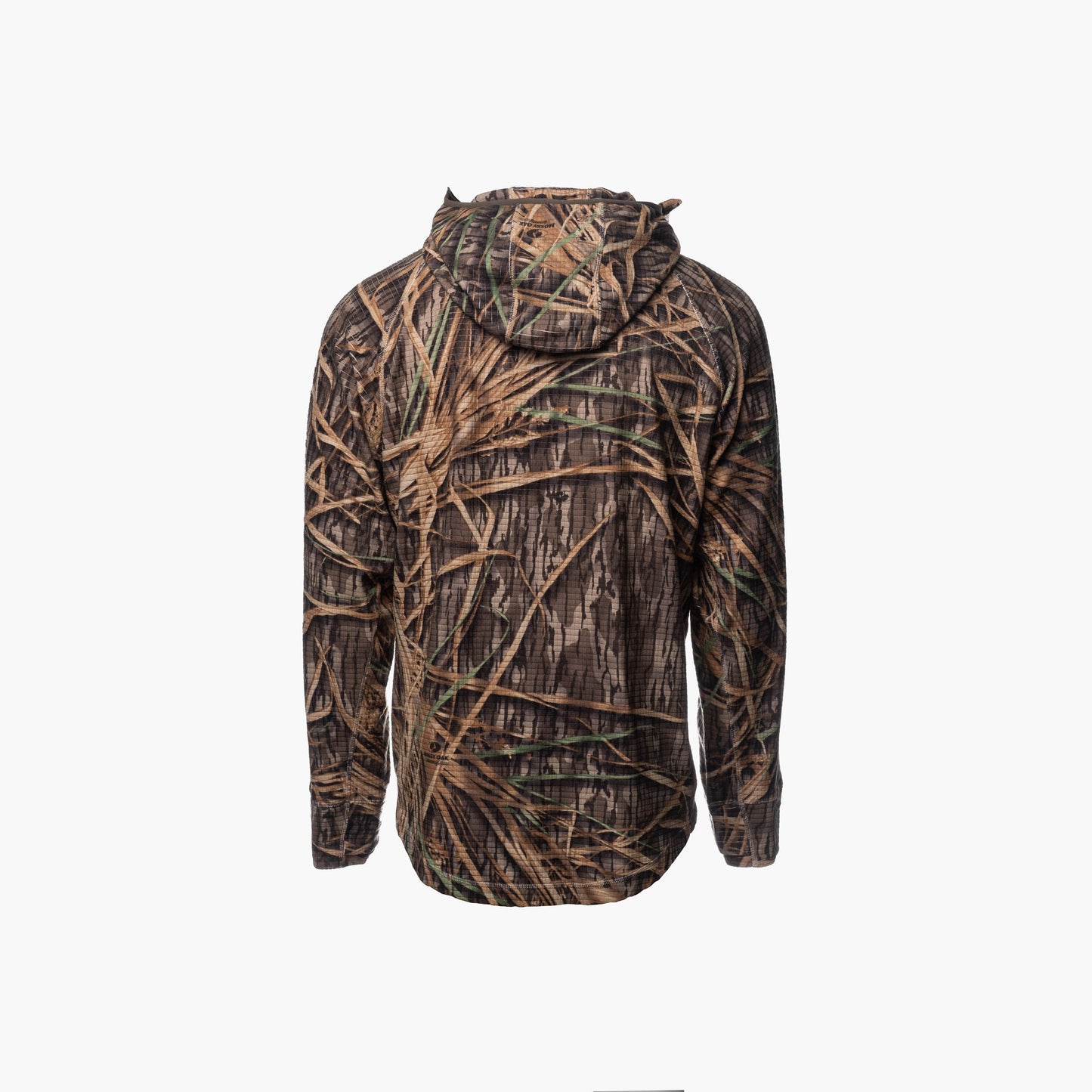 Waypoint Grid Fleece 1/2 Zip Hoodie | Mens - Mossy Oak Original Shadow Grass