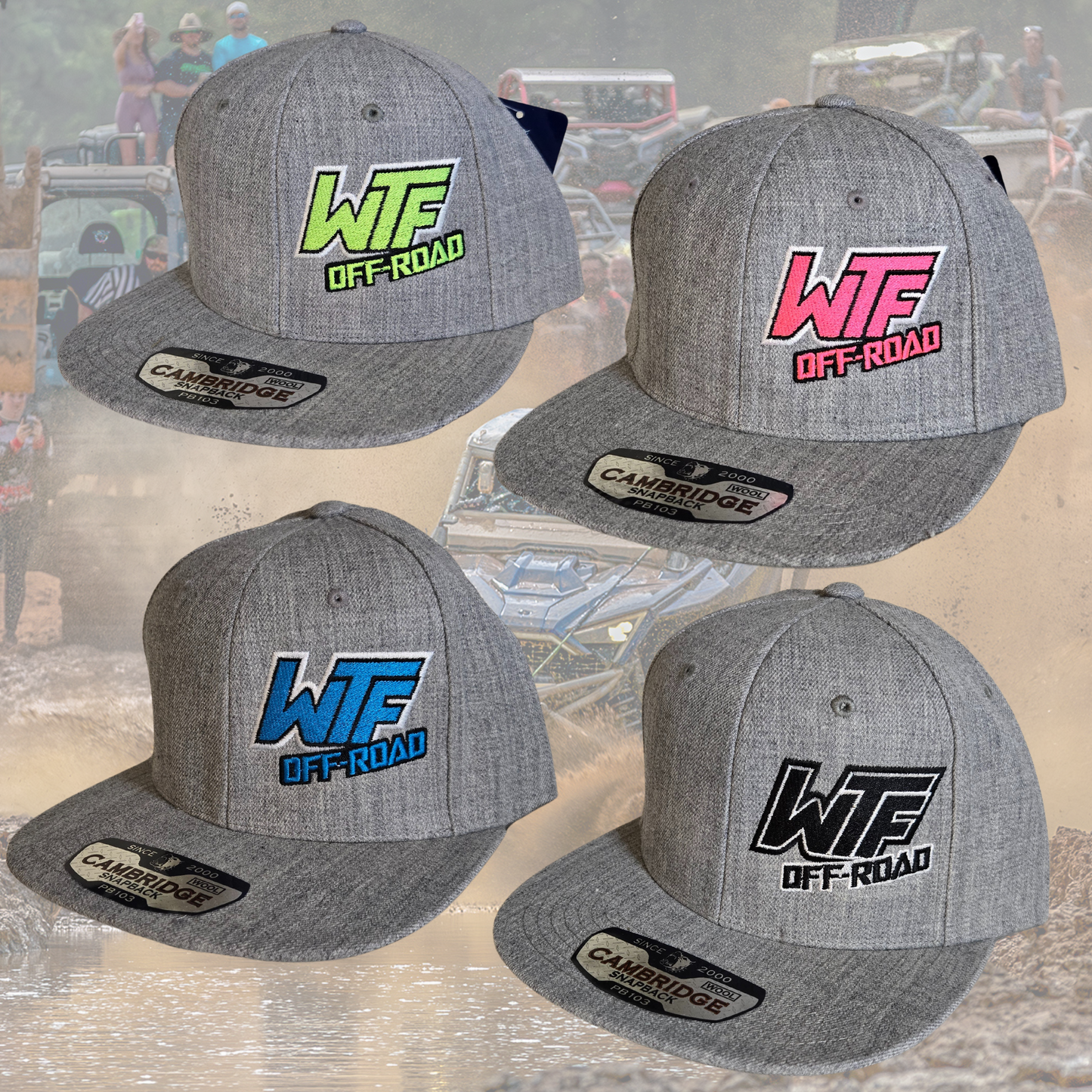 Flatbill - Wool Gray Various Colors