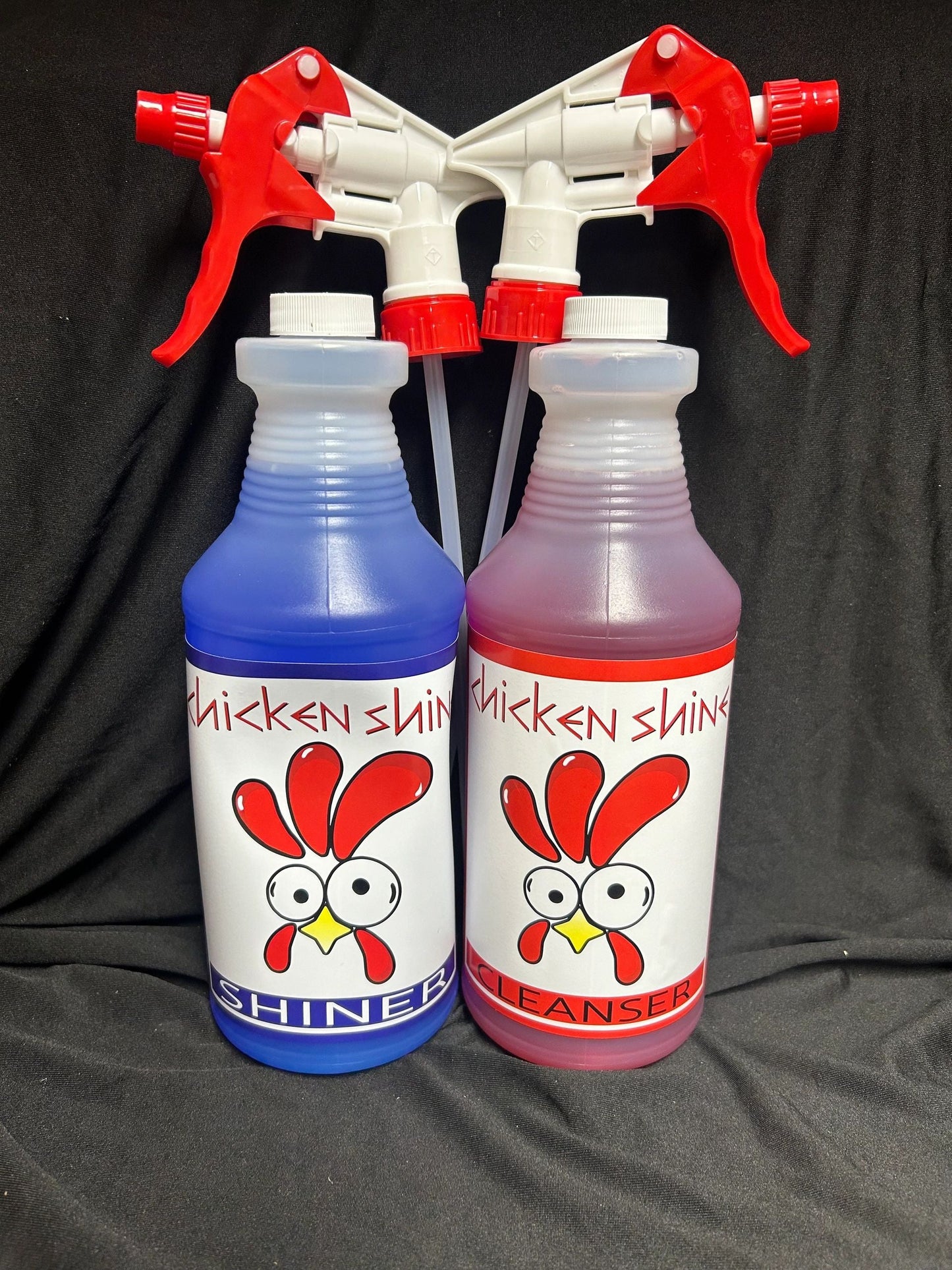 Chicken Shine Cleanser and Shiner Quart Combo