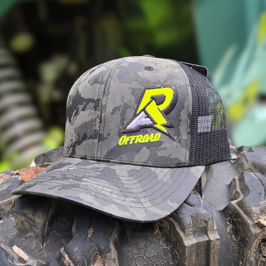 Snapback RAO Hat - Charcoal/Camo