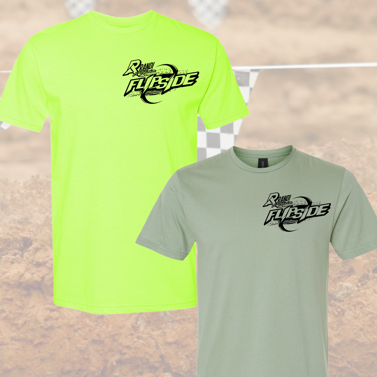 FlipSide Keeping the Rubber Side Down Tee