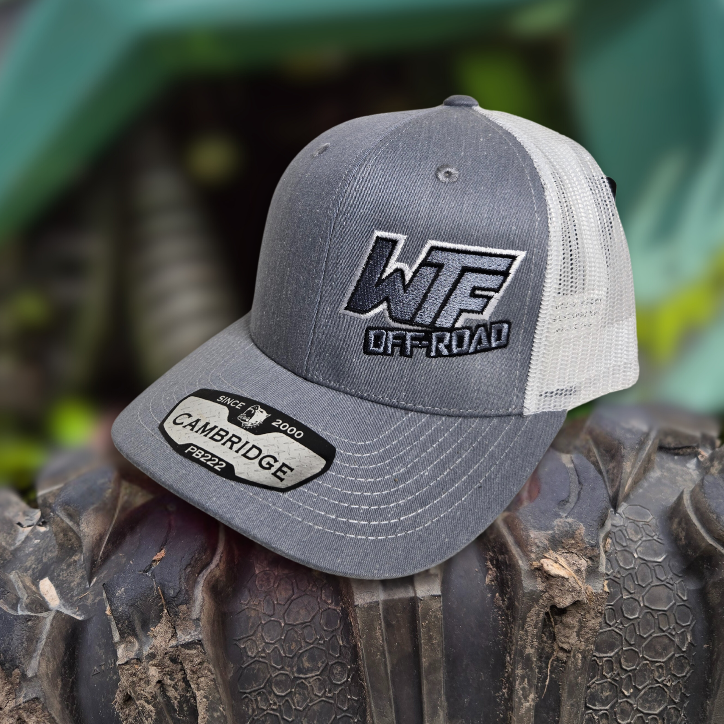Snapback Hat - Heather Gray/White