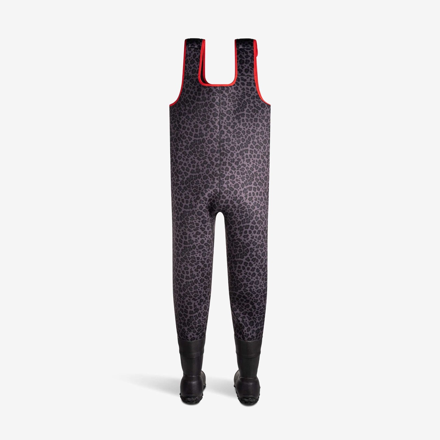 Retro Waders | Womens - Shadow Leopard/Red
