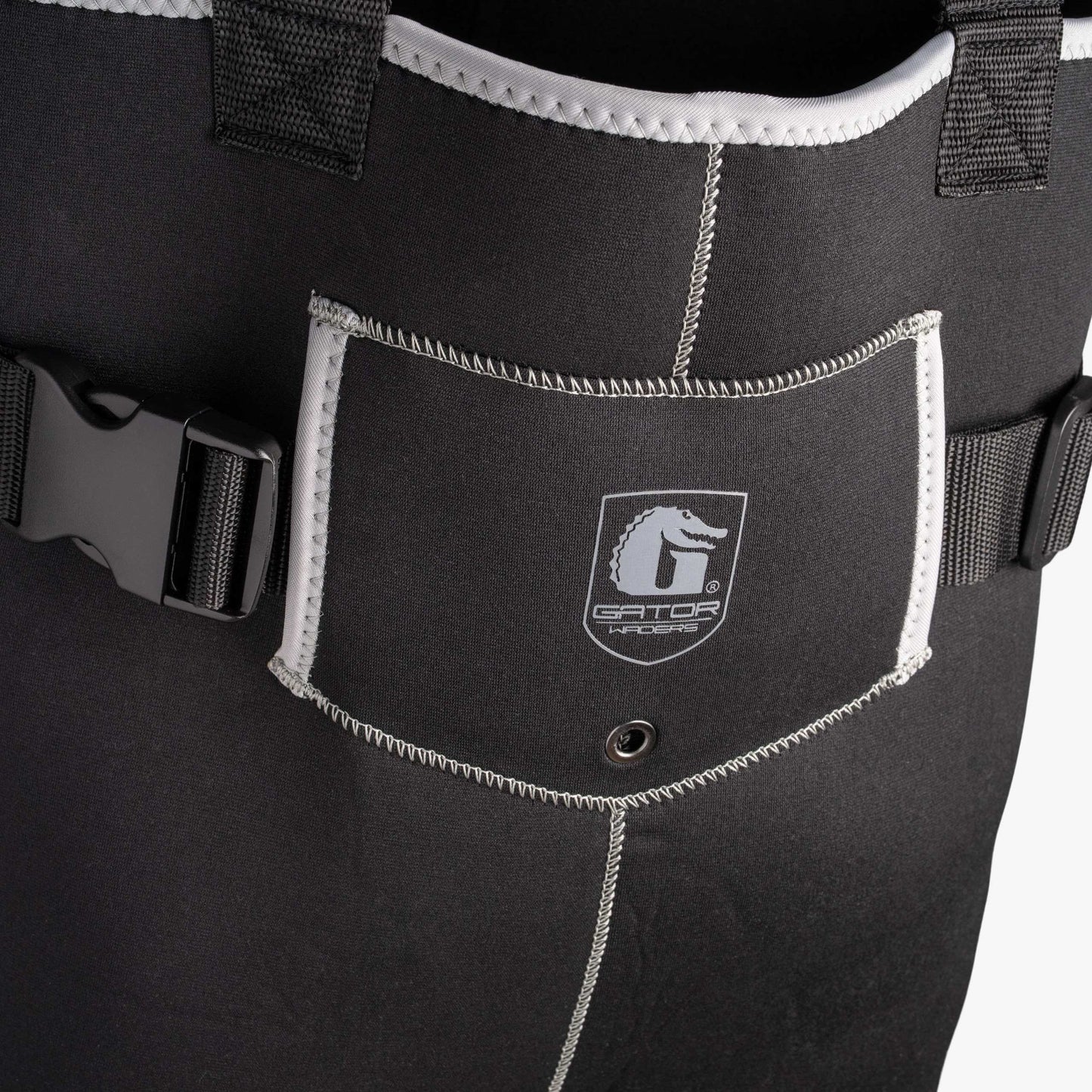 Neoprene Waders | Youth - Black/Grey