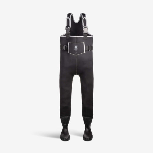 Neoprene Waders | Youth - Black/Grey