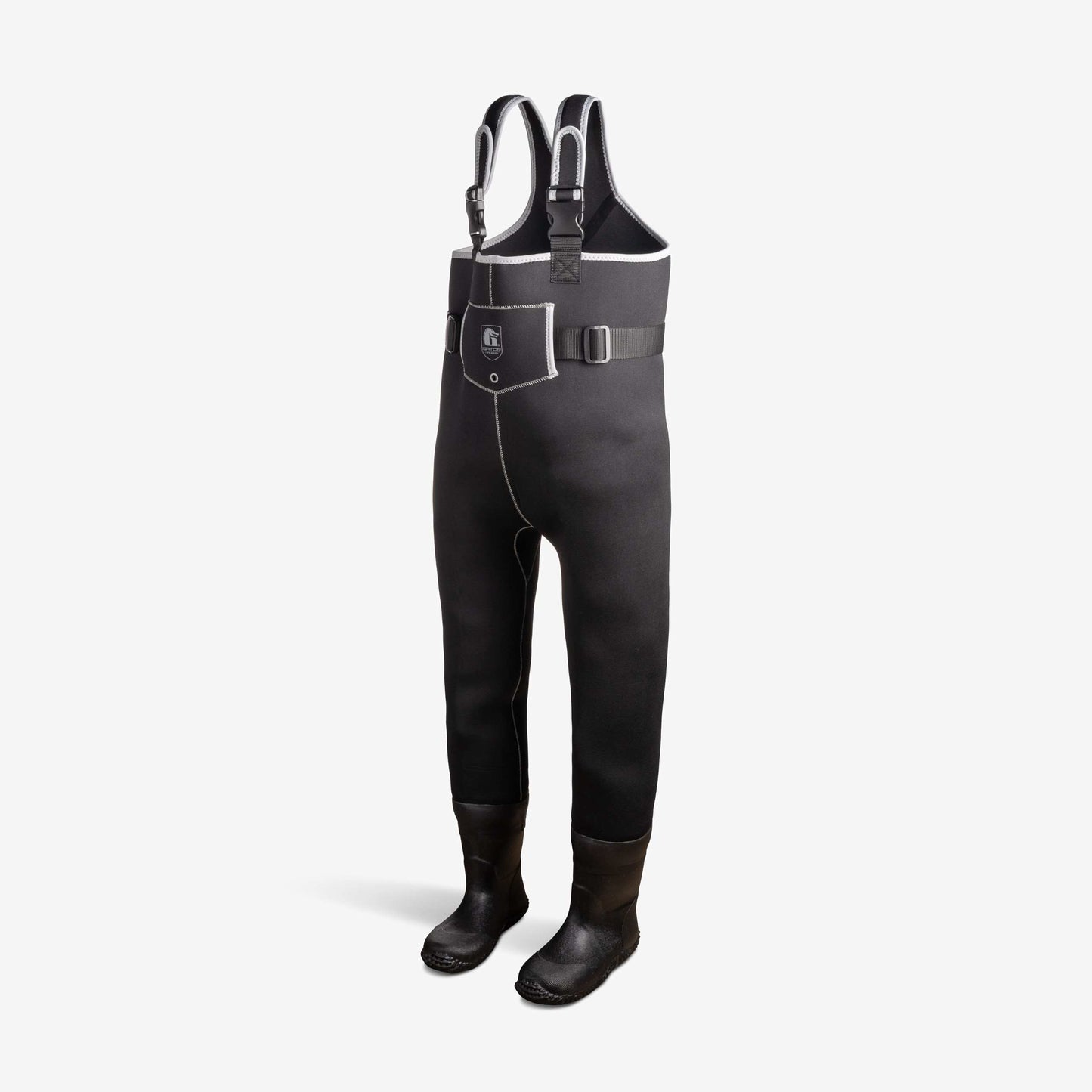 Neoprene Waders | Youth - Black/Grey