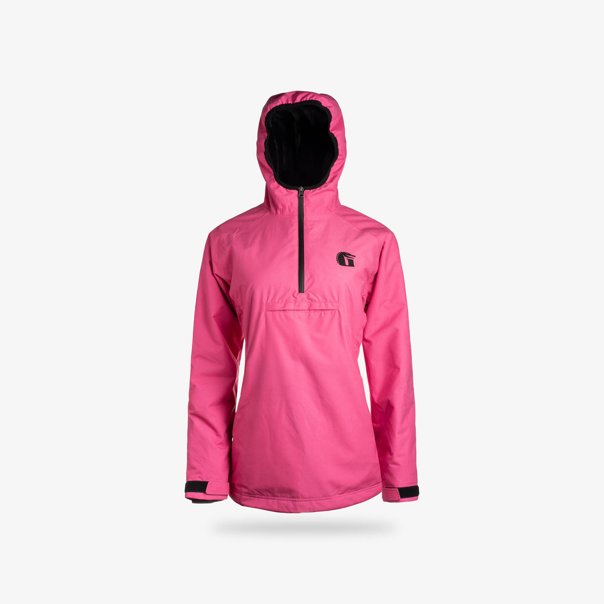 Waterproof 1/2 Zip Bog Hoodie | Womens - Hot Pink