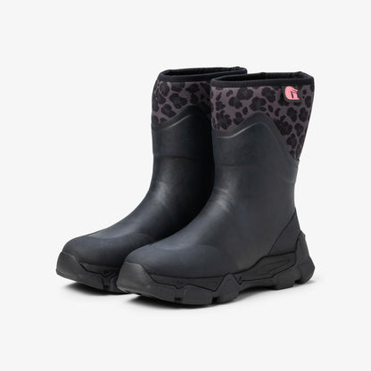 Omega Mid-Height Boots | Womens - Shadow Leopard