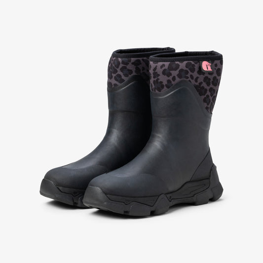 Omega Mid-Height Boots | Womens - Shadow Leopard
