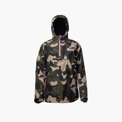 Waterproof 1/2 Zip Bog Hoodie | Womens - Woodland