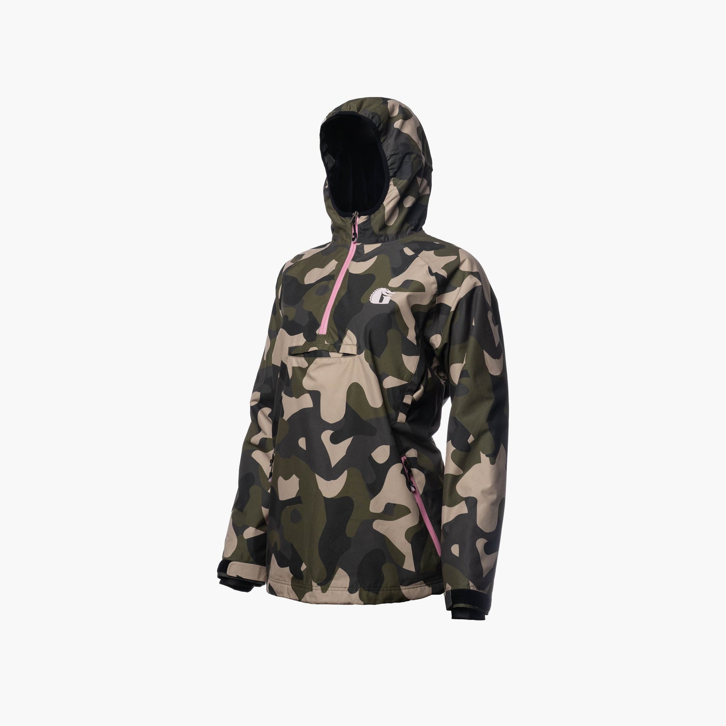 Waterproof 1/2 Zip Bog Hoodie | Womens - Woodland