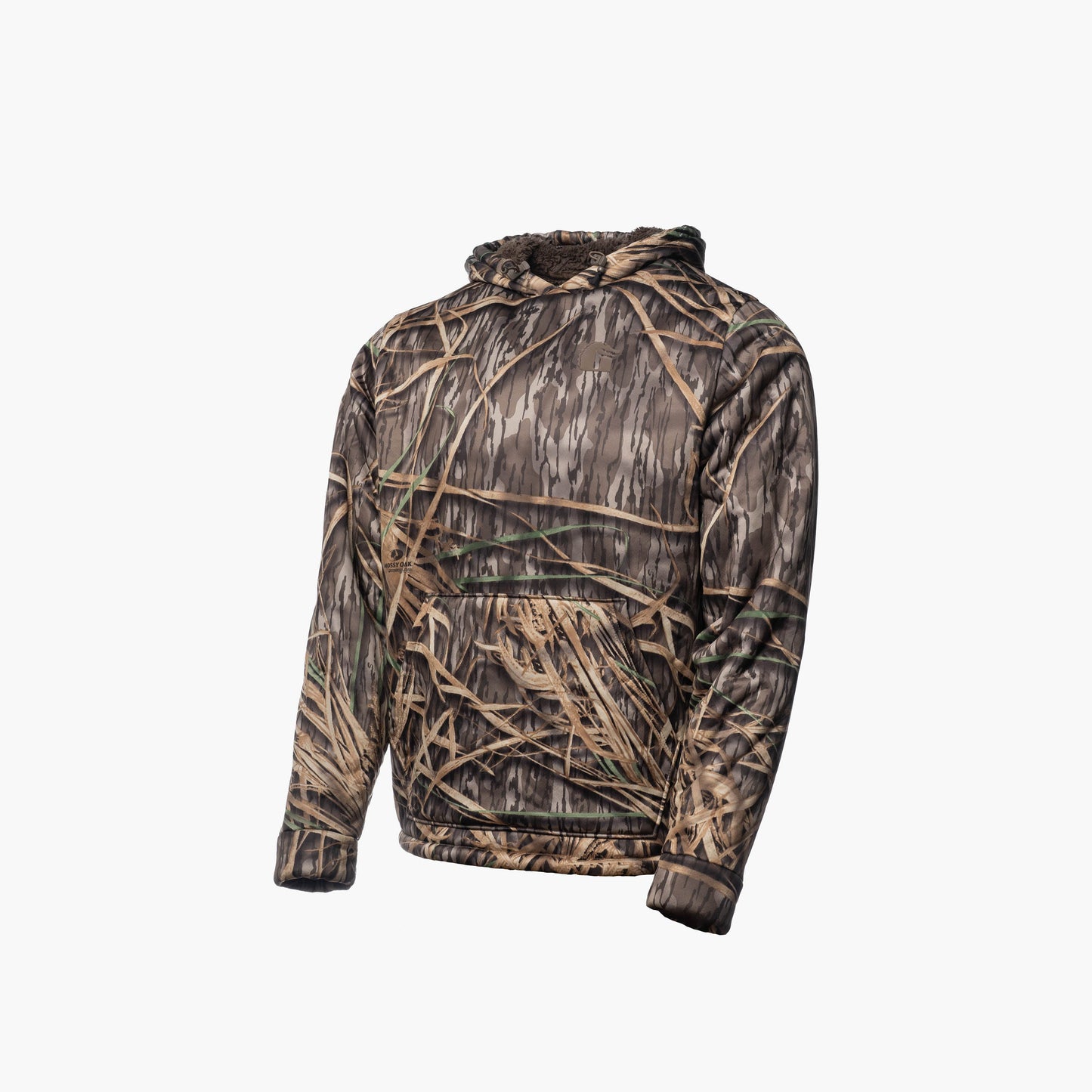 Heavy Weight Sherpa Hoodie  | Mens - Mossy Oak Original Shadow Grass