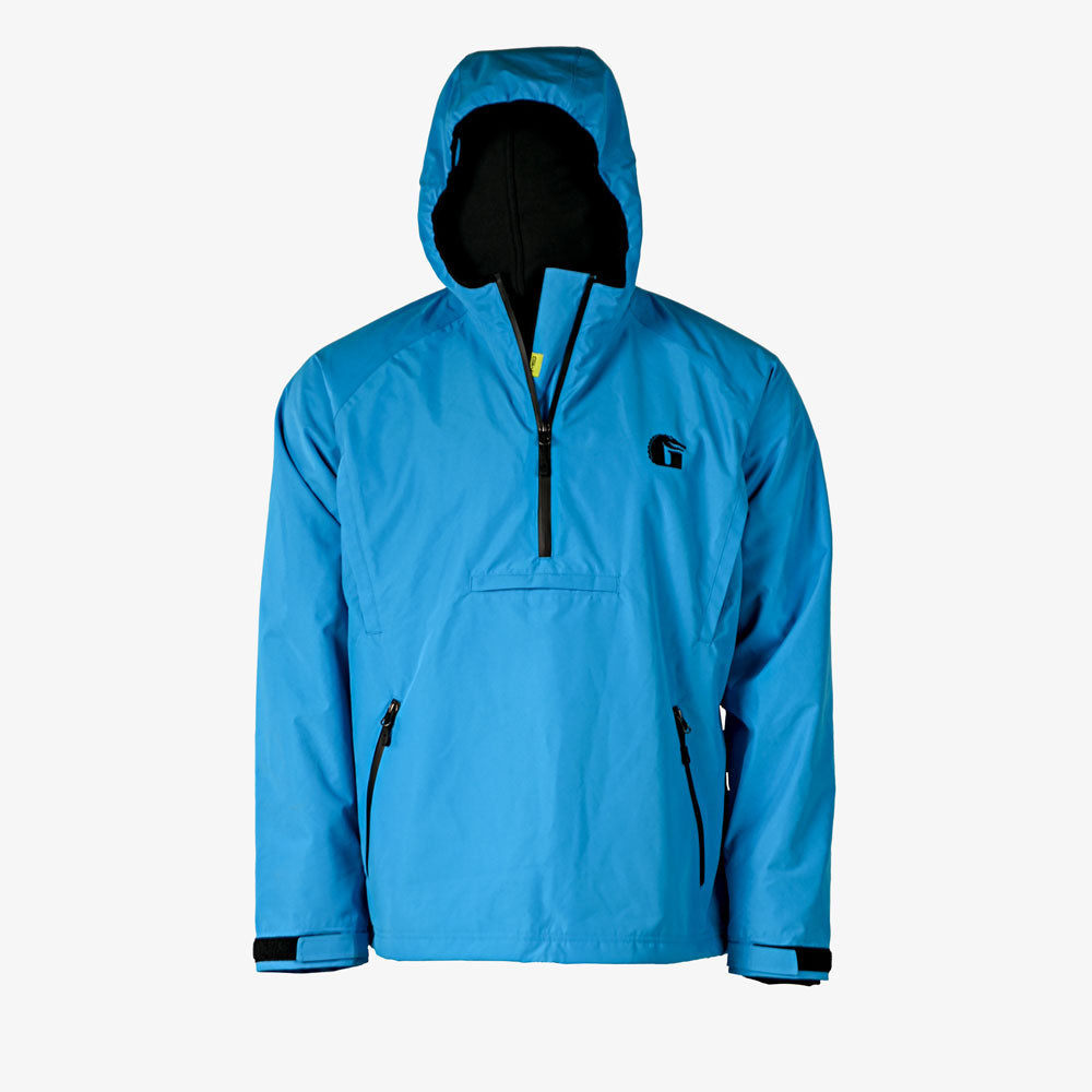 Waterproof 1/2 Zip Bog Hoodie | Mens - Blue
