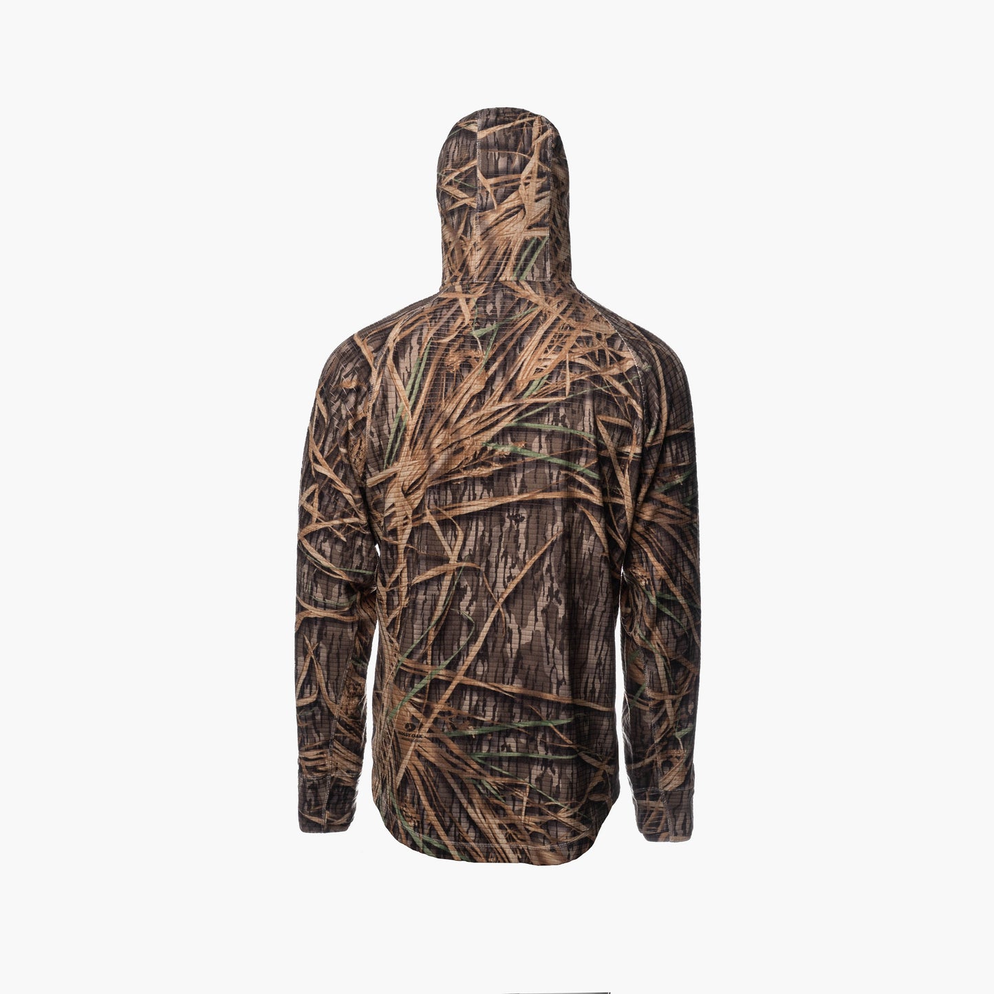 Waypoint Grid Fleece 1/2 Zip Hoodie | Mens - Mossy Oak Original Shadow Grass