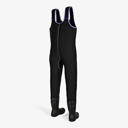 Retro Waders | Womens - Black/Purple
