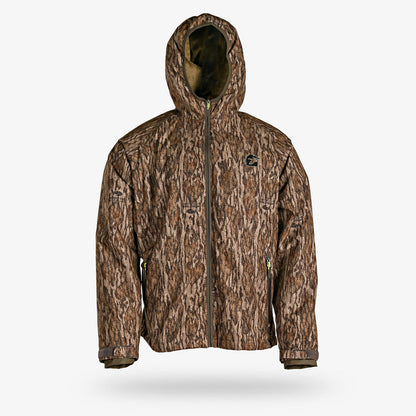 Waterproof Full Zip Bog Hoodie | Mens - Mossy Oak Bottomland