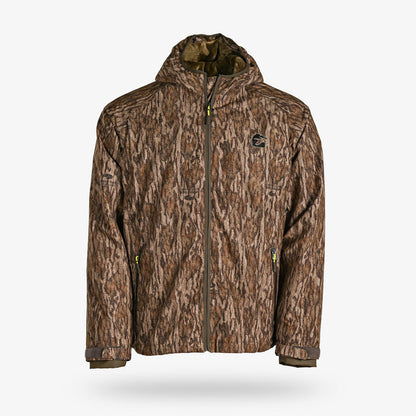 Waterproof Full Zip Bog Hoodie | Mens - Mossy Oak Bottomland