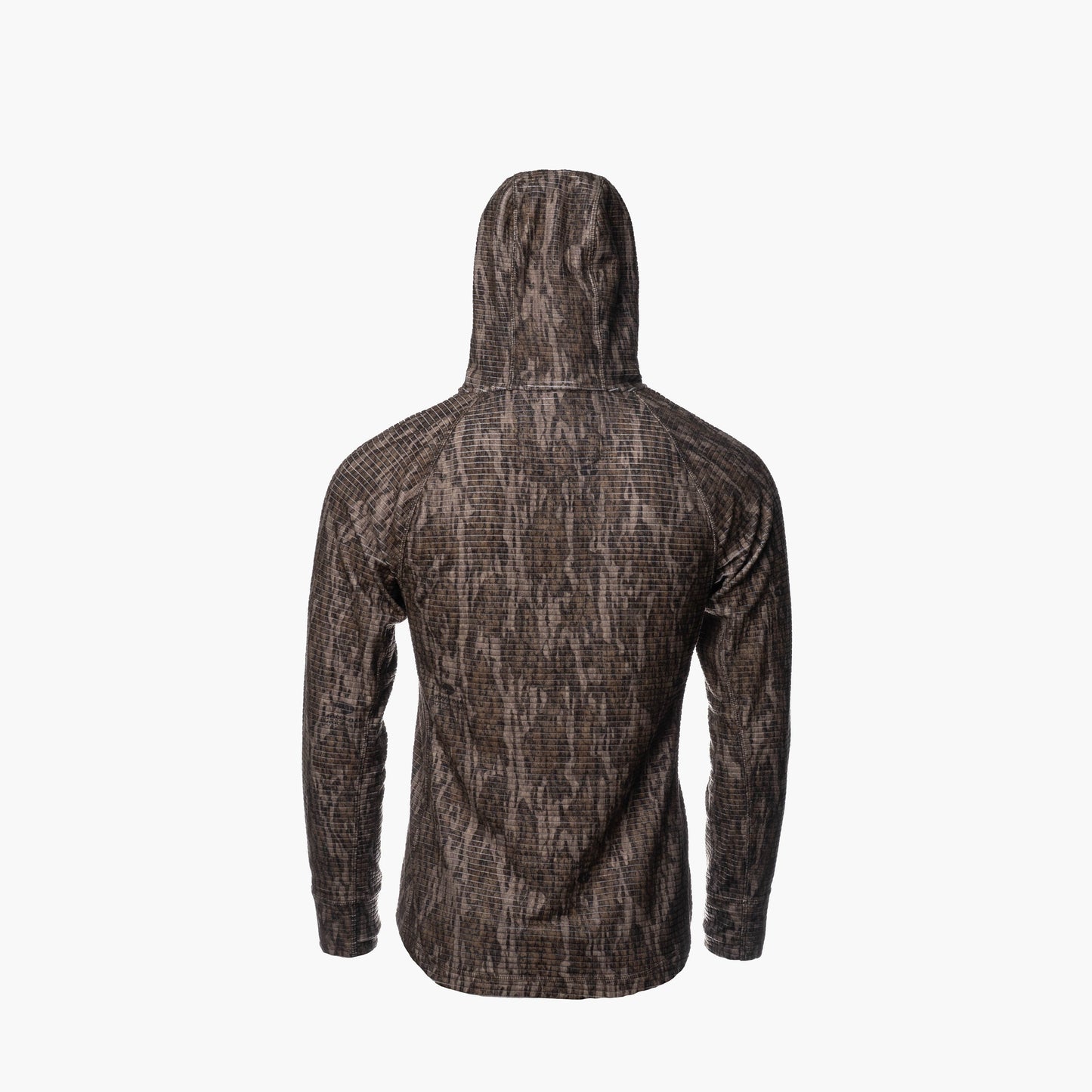 Waypoint Grid Fleece 1/2 Zip Hoodie | Womens - Mossy Oak Bottomland