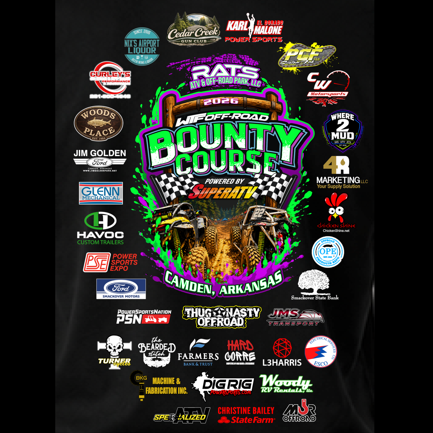 Bounty Course 15 RATS Event Tee