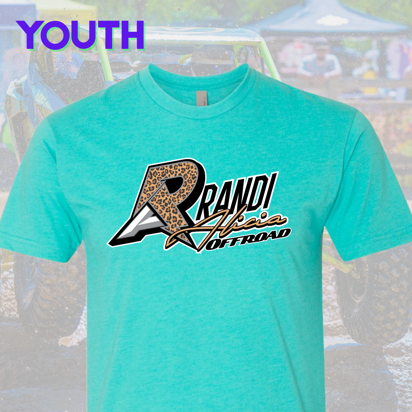 Randi Offroad Cheetah Youth Tee