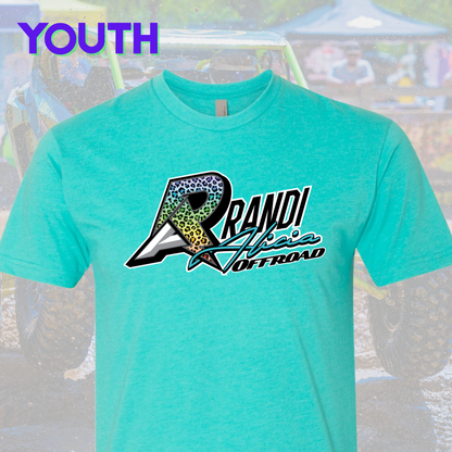 Randi Offroad Rainbow Cheetah Youth Tee