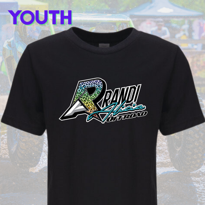 Randi Offroad Rainbow Cheetah Youth Tee