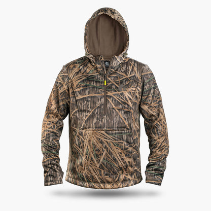 Catahoula 1/2 Zip Hoodie | Mens - Mossy Oak Original Shadowgrass