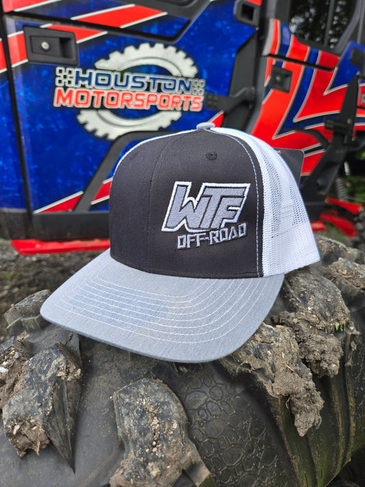 Snapback Hat - Black/White